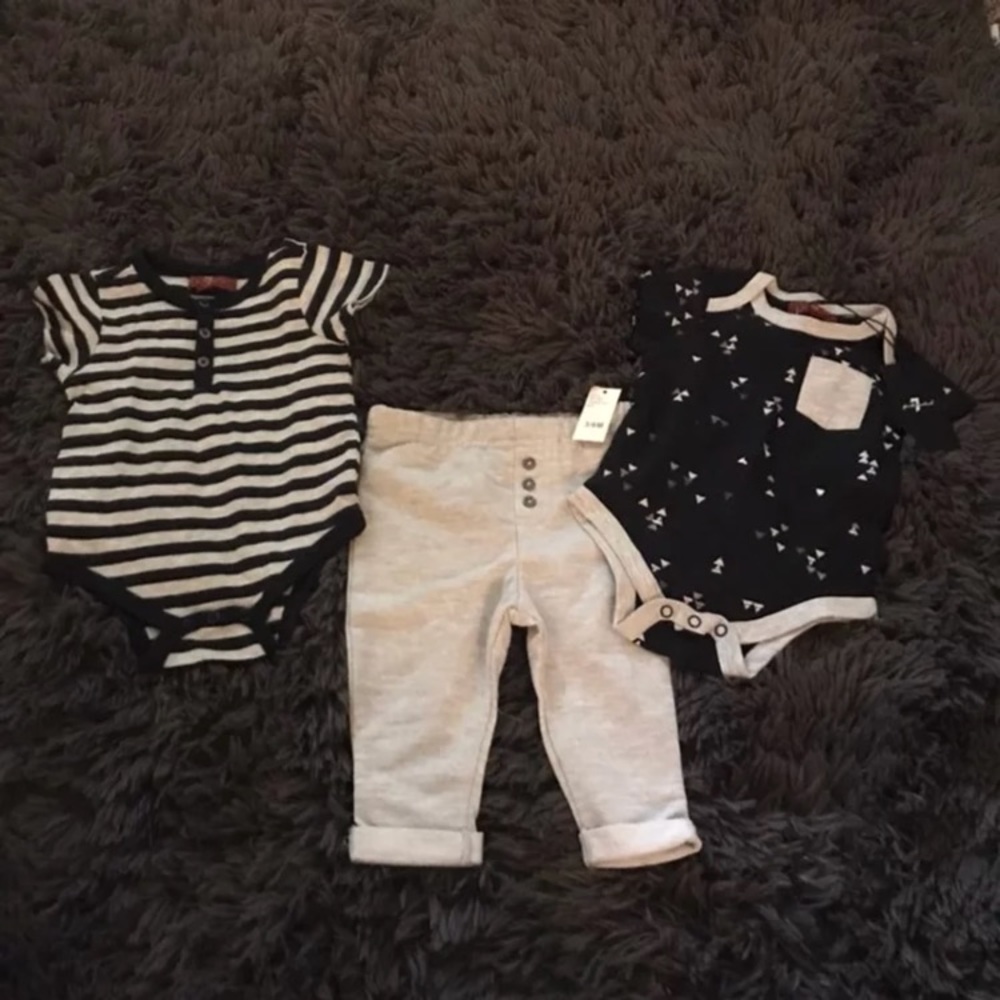 NWT 7 For All Man Kind Baby Set